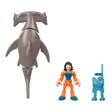 Imaginext Tubarão Martelo E Mergulhadora Gkg83 Mattel