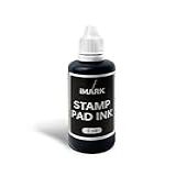 IMARK Refil De Tinta Premium Para Carimbos Daters E Almofadas De Carimbo 59 Ml Preto 