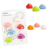 Imãs De Geladeira Nuvens Coloridas Com 6 Peças Imãs Decorativos Magnéticos