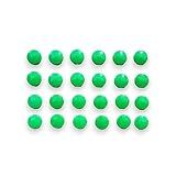 Imãs Para Geladeira E Quadro Magnético Decorativo 24 Unidades Bolinha Verde