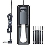 Imelod Pedal Digital De Sustentação De Piano E Teclado Para Yamaha, Roland, Casio, Korg, Behrringer, Moog - Pedal Universal Preto