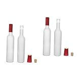 IMIKEYA 4 Pçs Garrafa De Vinho Vazia Decoração Figura De Vidro Antigo Garrafas De Coquetel Diy Garrafas De Vinho Vazias Garrafas De Vinho Secas Garrafas De Bebidas Vazias Garrafas De Suco Vazias