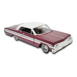 Impala 1964 Miniatura Escala 1/24 Metal Coleção Motormax