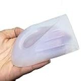 Impec Calcanheira Para Esporao De Calcaneo De Silicone Branco M 39 44 Pacote De 2