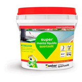 Impermeabilizante Super Manta Liquida Cinza 12kg Quartzolit