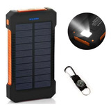 Impermeável Solar Powerbank 20000mah 2 Usb