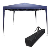 Importway Iwgza 3az Tenda Gazebo Articulada 3x3 M Barraca Praia Camping Sanfonada Dobrável Azul Alumínio Com Bolsa