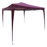 Importway Iwgza 3bo Tenda Gazebo Articulada 3x3 M Barraca Praia Camping Sanfonada Dobrável Alumínio Com Bolsa Bordó