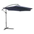 Importway Iwobl 300 Cor Azul Ombrelone Guarda Sol Suspenso Base Lateral 3 00m Proteção