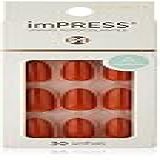 ImPRESS UNHAS AUTOCOLANTES Color Média Formato Amendoada Citrine