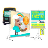 Impressão Banner Personalizado Faixa 1 5 X 1 5 M 150 X 150
