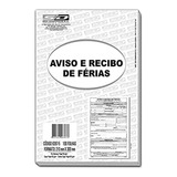 Impresso Aviso E Recibo Ferias 6387-5 São Domingos C/100 Fls