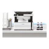 Impressora Epson Multifuncional Monocromática Ecotank M2170 Cor Branco preto 100v 240v