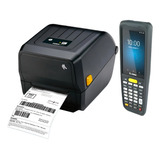 Impressora Zebra Zd220 Usb Coletor Dados Mc22 Combo