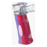 Inalador Air Mesh Colors Baby Com Bateria Rosa Medicate 110v 220v