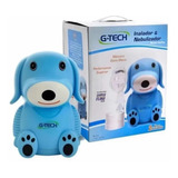 Inalador E Nebulizador G tech Infantil Cachorro Azul Nebdog
