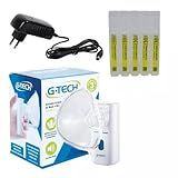 Inalador G Tech Eletrico De Rede Vibratória NEBMESH Portátil Com Fonte Bivolt Incluso