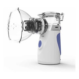 Inalador Nebulizador Portátil Bivolt Ou Pilha Cor Branco 110v 220v