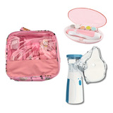 Inalador Nebulizador Portátil Kit Cuidado Bebe Completo