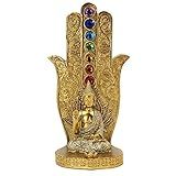Incensário 7 Chakras Porta Incensos Vertical Em Resina Incenso Vareta Buda Ganesha Hamsa E61 (ince61a)