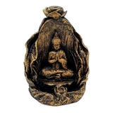 Incensário Cascata Buda Hindu Na Folha