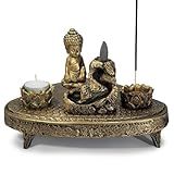 Incensário Cascata De Buda Hindu Ganesha