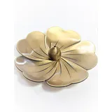 Incensario Flor Bronzeado Importado