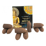 Incenso Cone Cascata Goloka Bhuda Ayuvedic Back Flow Fragrância Sândalo