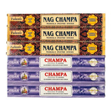 Incenso Indiano Tulasi Nag Champa Flute Champa Kit 6 Cx