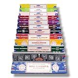 Incenso Satya Nag Champa Aromas Mistos Cx 12 Un 15 G