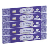 Incenso Vareta Darshan Nag Champa Massala 5 Cx Aroma Fragrância Lavanda