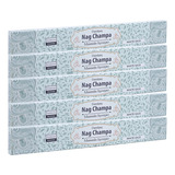 Incenso Vareta Darshan Nag Champa Massala 5 Cx Aroma Fragrância Sálvia Branca