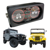 Inclinometro Painel 4x4 Off Road Jeep Willys Troller Toyota
