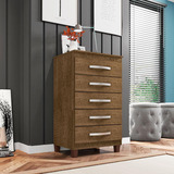 Incorplac Cômoda Ambiente Cannes 5 Gavetas Malbec