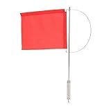 Indicador De Vento Da Bandeira Vermelha Do Barco Bandeira Indicadora De Vento Indicador De Vento Da Bandeira Do Mastro Bandeira Vermelha Do Barco Indicador De Vento Da Bandeira 185 135mm 7972SM 