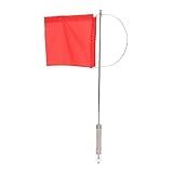 Indicador De Vento De Mastro De Bandeira Monotipos Reutilizável Amplamente Aplicável Resistente à Ferrugem Leve Indicador De Vento Bandeira Visível De Aço Inoxidável Para