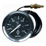 Indicador Temperatura Agua 60mm Cabo 2 Metros Universal