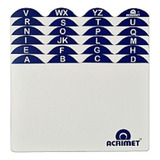 Indice Az Para Fichas 4 X 6 Papelao   Acrimet