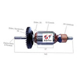 Induzido Compatível Bosch 3388 Gsb 13 16 re Furadeira 220v