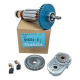 Induzido rotor engrenagem mancal carvão Makita Hp1640 110v
