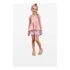 Infanti Conjunto Bata Estampada E Short Lilás