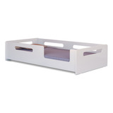 Infantil Cama Montessoriana Solteiro Grade Colchão Incluso