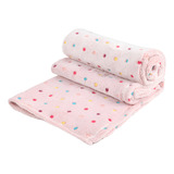 Infantil Mantinha Coberta Para Bebê Quentinha Aveludada Soft