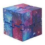 Infinity Cube Fidget Cube Cubo Infinito Roxo Espacial