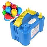 Inflador Compressor Balão Bexiga 2 Bico Festa Aniversário Evento Decoração Voltagem 220v Azul