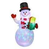Infláveis De Natal De 5 Pés Boneco De Neve Inflável