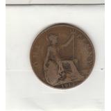 Inglaterra, One Penny De 1917, Rei George V