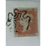 Inglaterra Antigo Envelope Ano De 1842 Com Raro Carimbo 