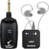 Ingpartner Sistema De Monitor De Ouvido Sem Fio, Sistema Iem Sem Fio De 2,4 Ghz Com Transmissor Rotativo De 270°, Emparelhamento Automático De Receptor, Monitoramento Intra-auricular Para Estúdio,