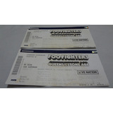 Ingresso Antigo Foo Fighters Show Em Sp Em 2018